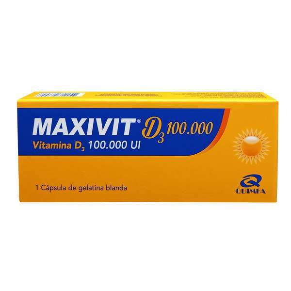 Anúncio: maxivit d3 100.000 vitamina d3 100.000 ui